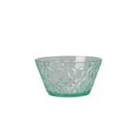 Pastel Green Swirl Embossed Acrylic Small Bowl Rice DK